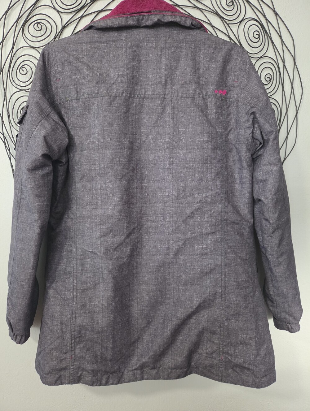 Wed’ze Midslide Women’s Ski Snowboard Jacket Gray Pink EU 40 US Small - Picture 3 of 15